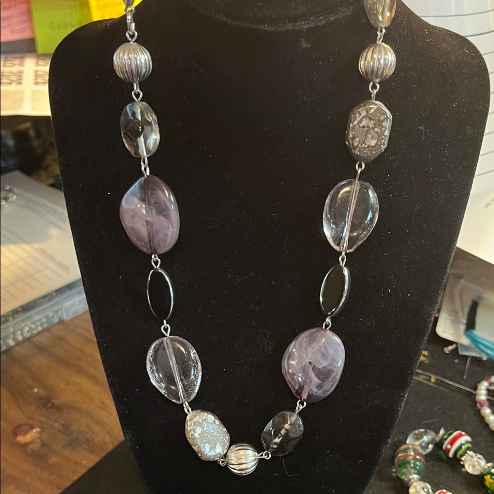 Elegant Multi-Color Beaded Necklace
